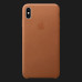 Оригінальний чохол Apple Leather Case для iPhone Xs Max (Saddle Brown)
